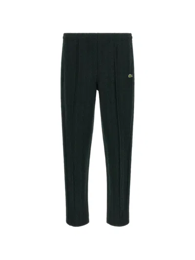 Lacoste Paris Monogram Track Pants In Green