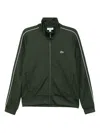 Lacoste Men's Paris Piqué Zip-up Track Jacket - L - 5 In Green