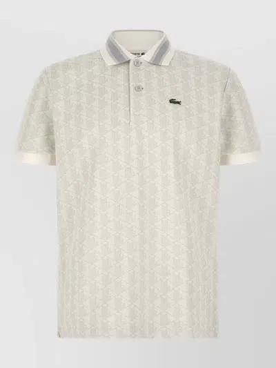 Lacoste Paris Polo Shirt In Neutral