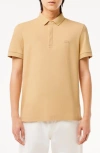 Lacoste Paris Regular Fit Stretch Polo In Croissant