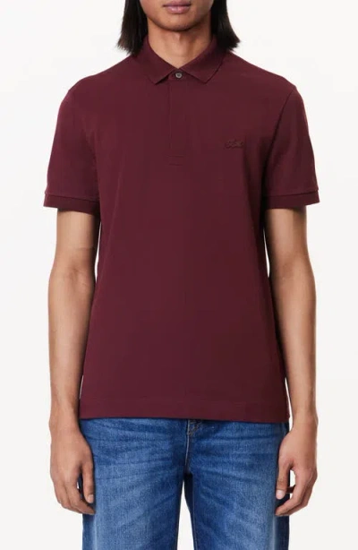 LACOSTE LACOSTE PARIS REGULAR FIT STRETCH POLO