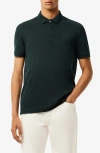 Lacoste Paris Regular Fit Stretch Polo In Pin Jaspe