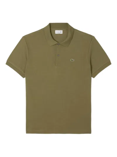 Lacoste Paris Short-sleeve Polo Shirt In Green