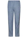 Lacoste Paris Trousers In Clear Blue