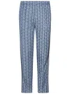 Lacoste Paris Trousers In Clear Blue