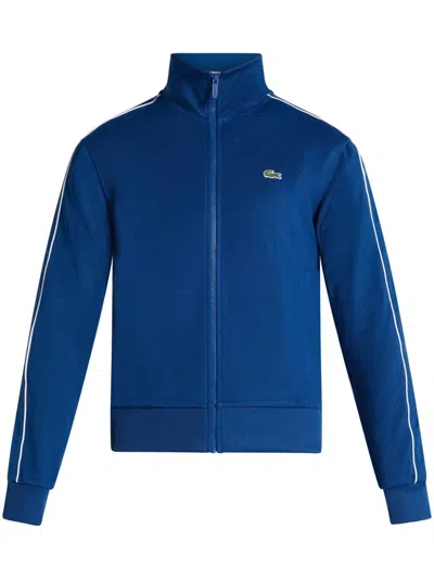 Lacoste Paris Zipped Sweatshirt In Blau