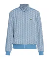 Lacoste Light Blue Paris Jacquard Jacket In Blue