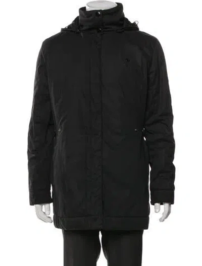 Pre-owned Lacoste Parka In Black