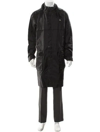 Pre-owned Lacoste Parka In Gray