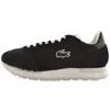 Lacoste Partner 70s Trainers Black In Black