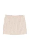 Lacoste Patterned Mini Skirt In Neutral
