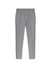 Lacoste Patterned Track Pants In Gray