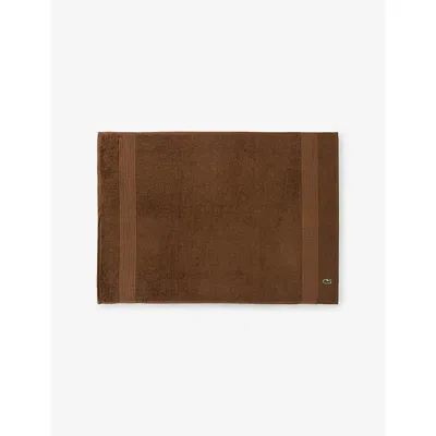 Lacoste L Lecroco Cotton In Brown