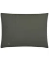 Lacoste Percale Solid Pillowcase Pair In Grey