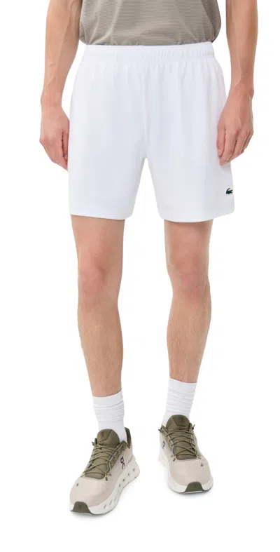 Lacoste Performance Shorts 6.25 White