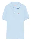 Lacoste Petit Piqué Polo Shirt In Blue