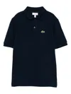 Lacoste Petit Piqué Polo Shirt In Blue