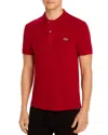 Lacoste Petit Pique Slim Fit Polo Shirt In Red