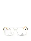 Lacoste Pilot-frame Glasses In Yellow