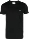 Lacoste Classic Fit Pima T-shirt In Black
