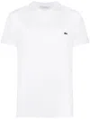 Lacoste Basic Crew Neck Sport Tee In White