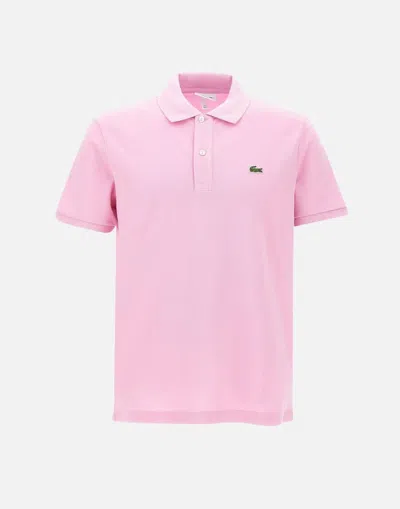 Lacoste Pink Cotton Piquet Polo Shirt