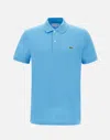 Lacoste Basic Polo Shirt With Logo In Light Blue