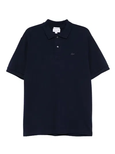 Lacoste Piqué Polo Shirt In Blue