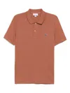 Lacoste Classic Fit L.12.12 Original Piqu¿ Polo Shir In Brown