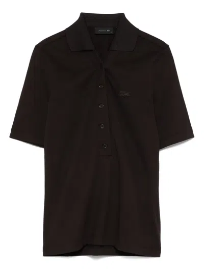 Lacoste Piqué Polo Shirt In Brown