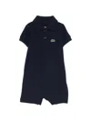Lacoste Pique Rompers In Blue