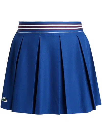 Lacoste Piqué Sport Skirt In Blue
