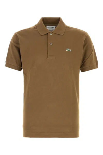 Lacoste Piquet Polo Shirt In Brown