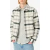Lacoste Plaid Flannel Button-up Overshirt In Pattern