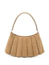 Lacoste Pleated Suede Backpack In Pattern