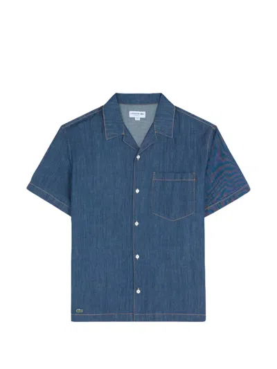 Lacoste Pocket Shirt In Blue