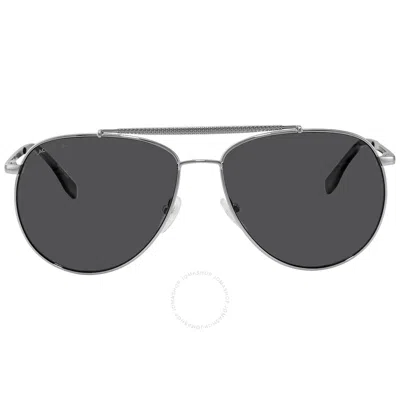 Lacoste Polarized Grey Pilot Men's Sunglasses L177sp 033 59 In Gray