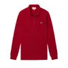 Lacoste Ph552221 476 Bordo Natural (veg)->cotton In Red