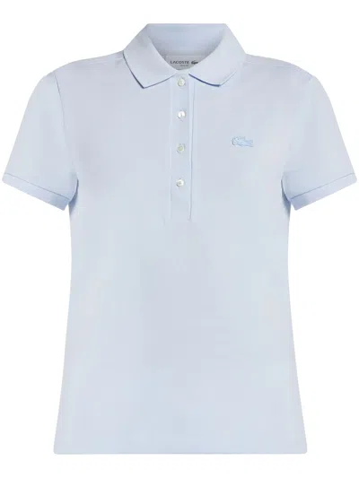Lacoste Short-sleeve Polo Top In Blue