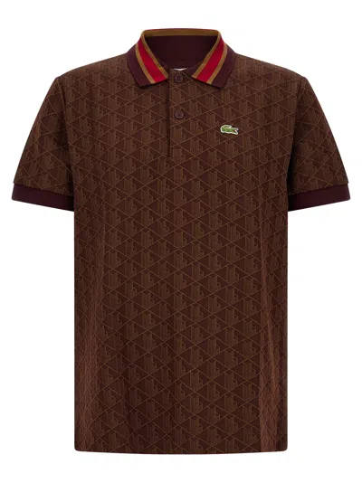 Lacoste Polo In Brown
