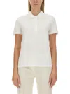 Lacoste Polo With Logo In White