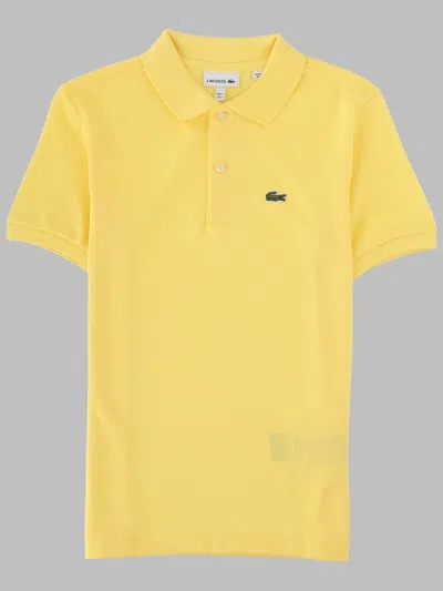 Lacoste Polo Con Logo In Yellow