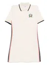 Lacoste Polo Dress In Nude