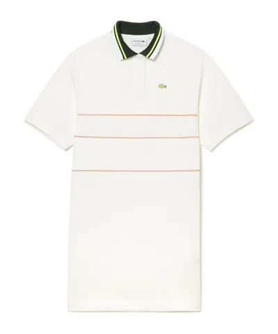 Lacoste Polo Dress In White
