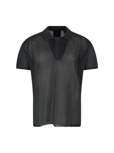 Lacoste Polo Logo In Black