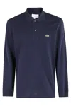 Lacoste Classic Fit Long-sleeved L.12.12 Polo In Blue