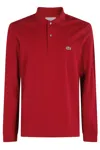 Lacoste Polo Manica Lunga In Red