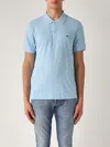 Lacoste Mens Classic Pique Polo In Blue