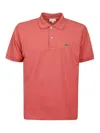 Lacoste Polo Shirts In Red