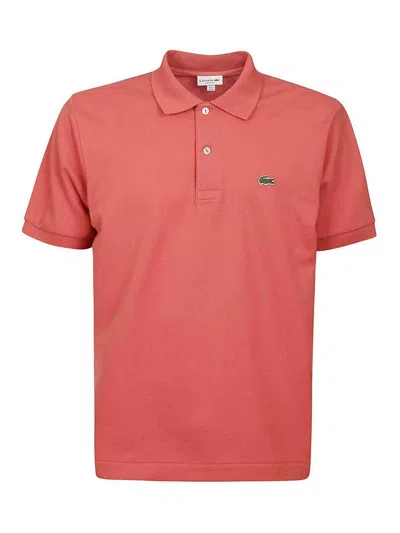 Lacoste Polo Shirts In Salmon Pink